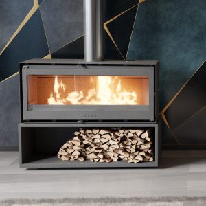 Forge f120 Free Standing Closed Combustion Fireplace
