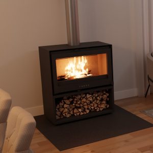 Forge f80 Free Standing Closed Combustion Fireplace