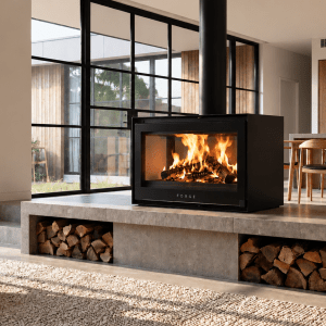 Forge D80 Double Sided Freestanding Fireplace